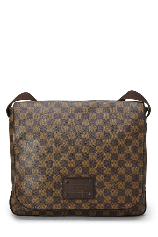 Louis Vuitton, Damier Ebene Brooklyn MM, Brown