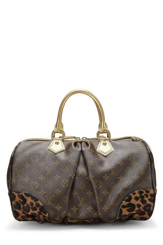 Louis Vuitton, Brown Monogram Leopard Stephen Bag, Brown