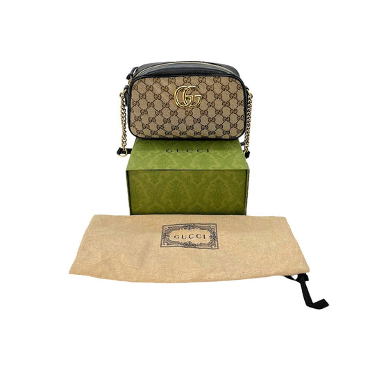 Gucci Monogram Leather Mini Crossbody