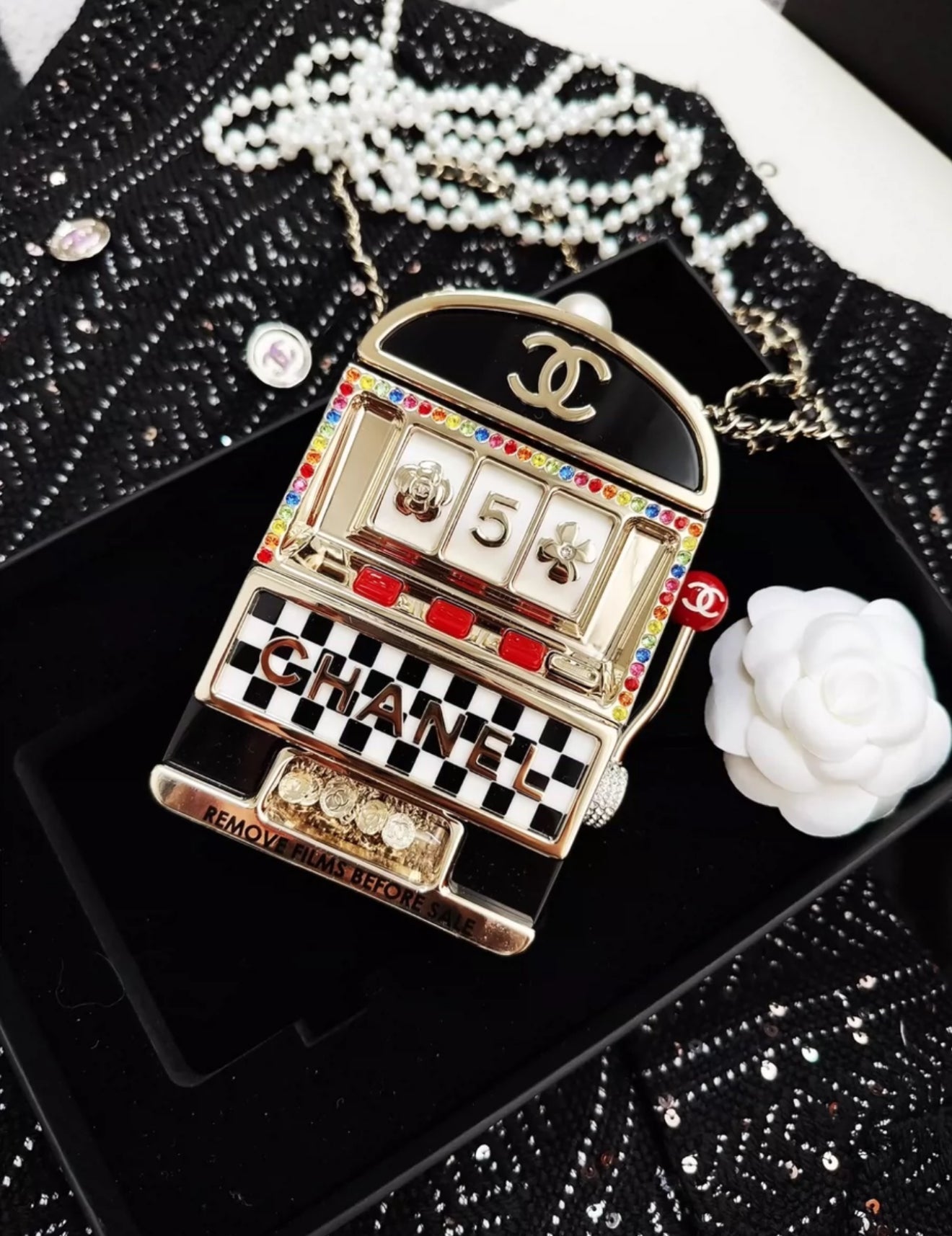 Chanel 23C Monaco Slot Machine Casino MinaudiÃ¨re Evening Clutch Bag