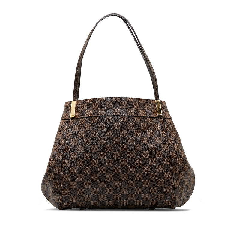 Louis Vuitton Damiere Maribor PM Toilet Bag N41215 Brown PVC Leather Louis Vuitton