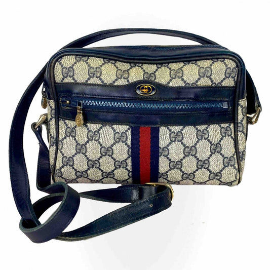 Gucci ophidia navy cloth handbag