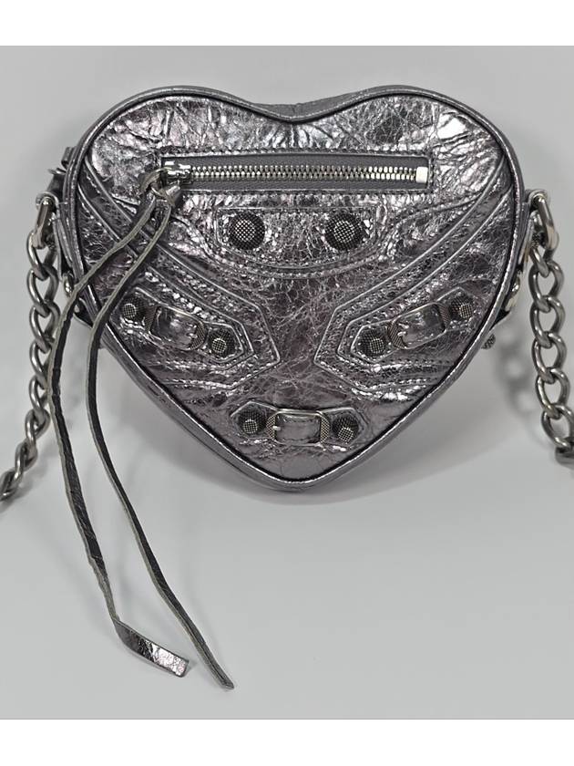 Luxury Balenciaga Trending 2026 Lecagol heart chain shoulder bag