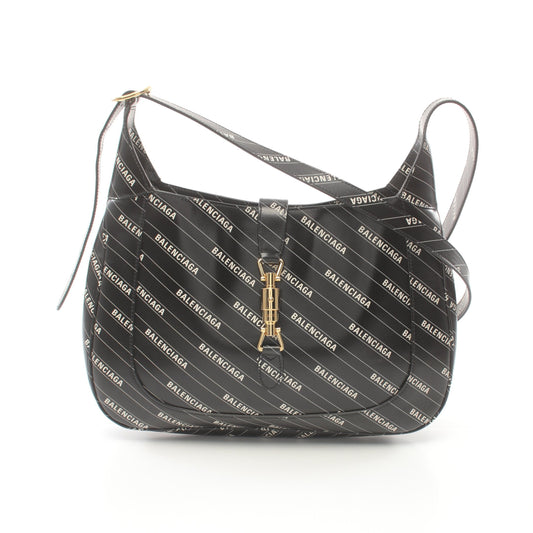 GUCCI Luxury Balenciaga Trending 2026 * GUCCI Hacker Jackie 1961 Shoulder bag Leather Black White