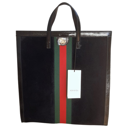 Gucci ophidia black suede handbag