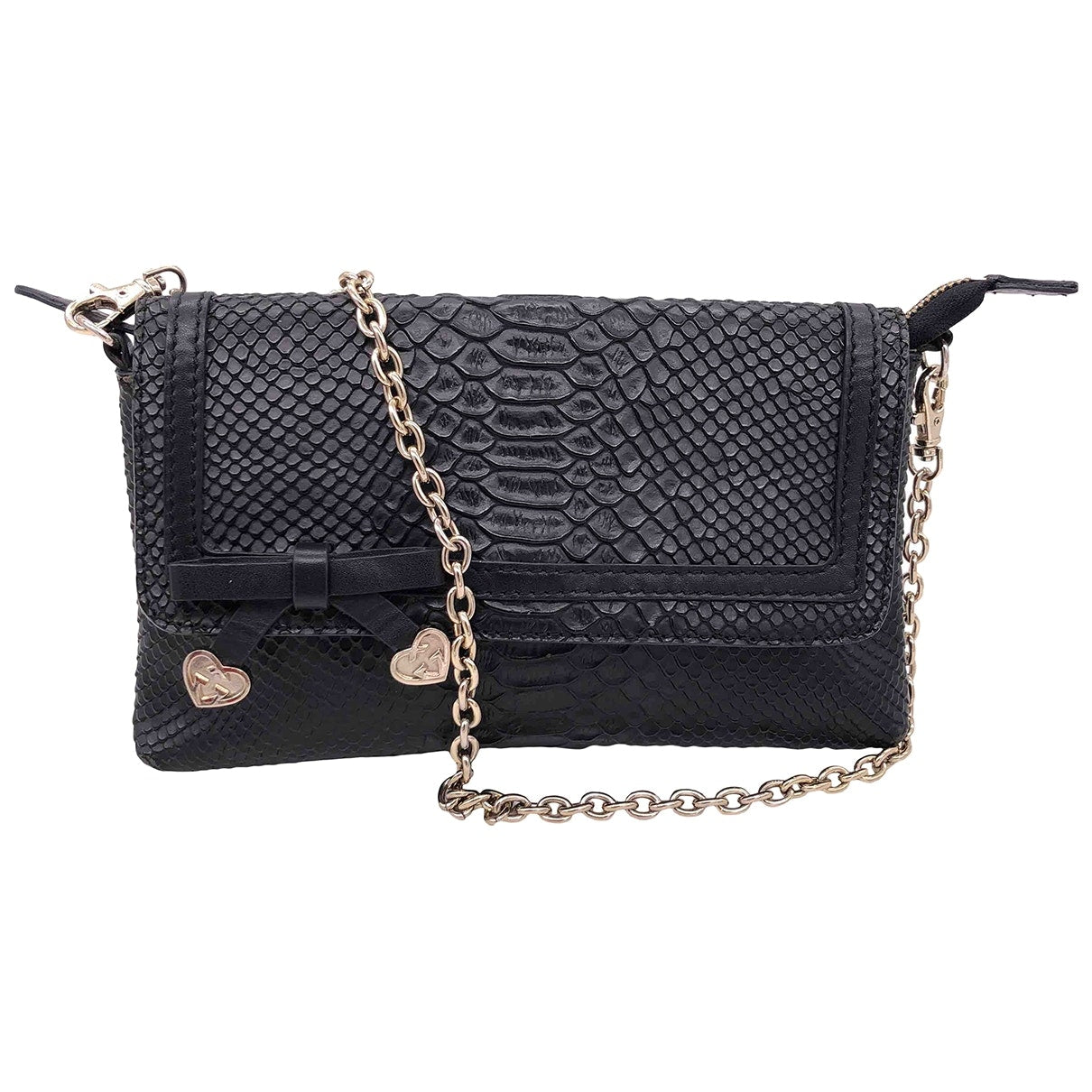 Gucci black leather handbag