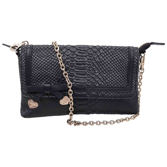 Gucci black leather handbag