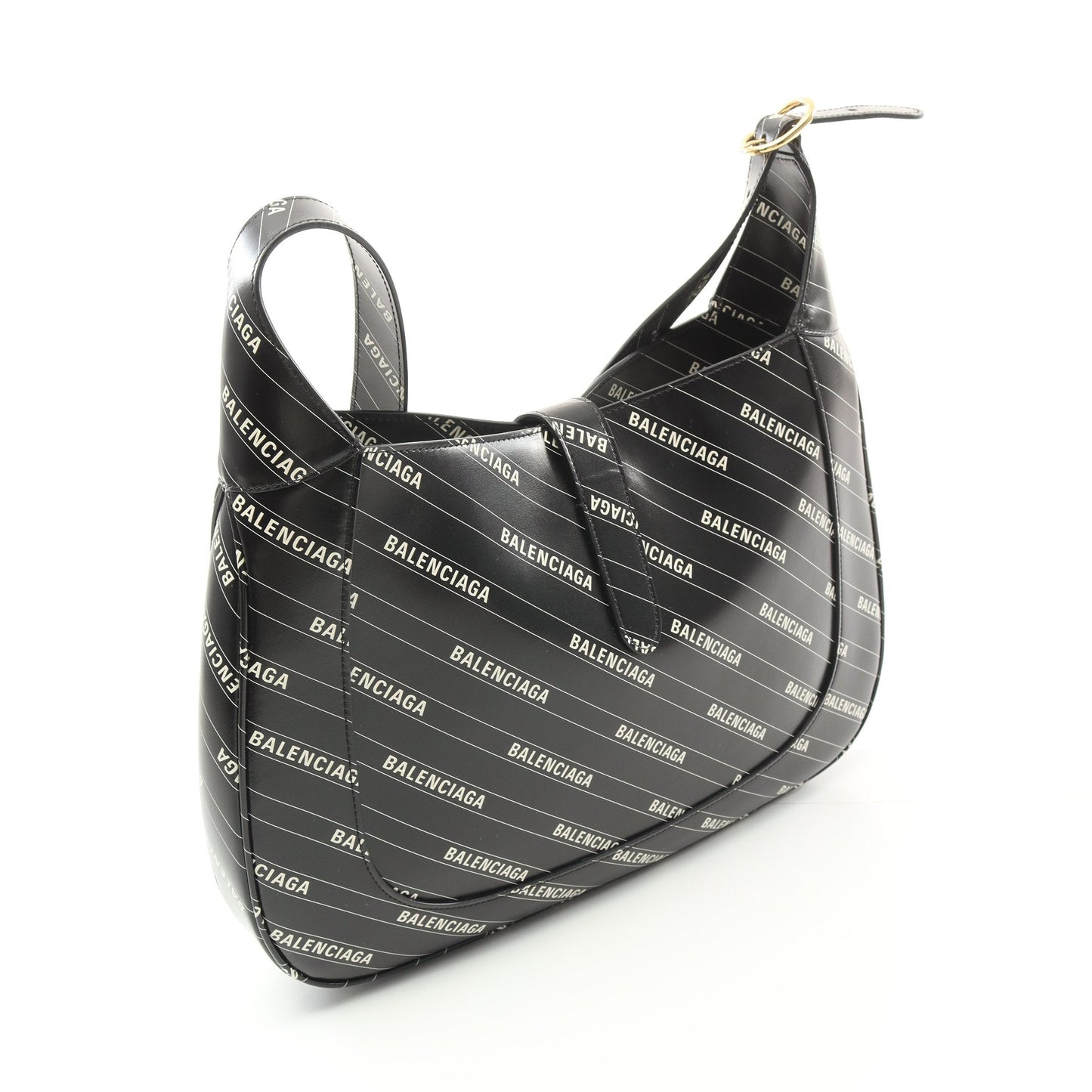 GUCCI GUCCI * Luxury Balenciaga Trending 2026 Hacker Jackie 1961 Shoulder bag Leather Black White