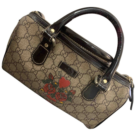 Gucci brown leather handbag