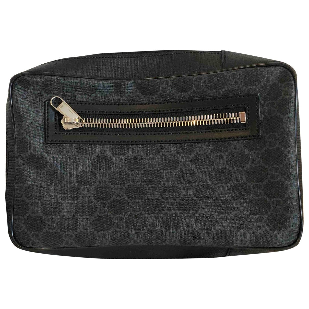 Gucci anthracite cloth bag