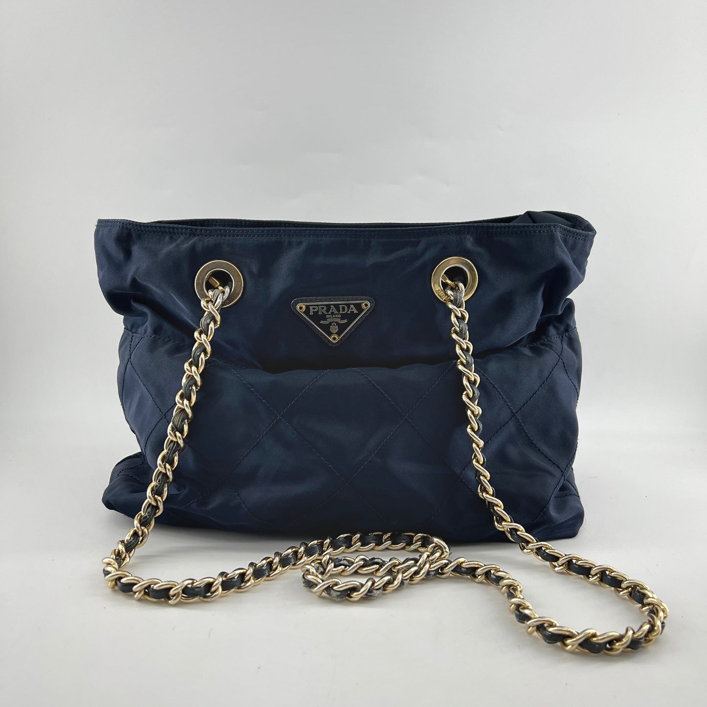 Prada Nylon Quilting Chain Bag TWS