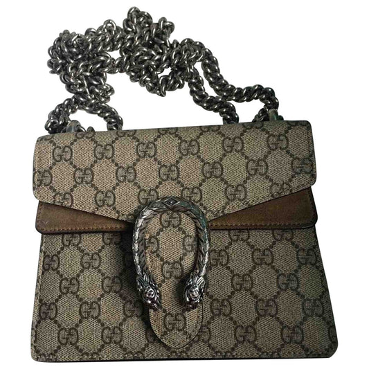 Gucci dionysus beige leather handbag