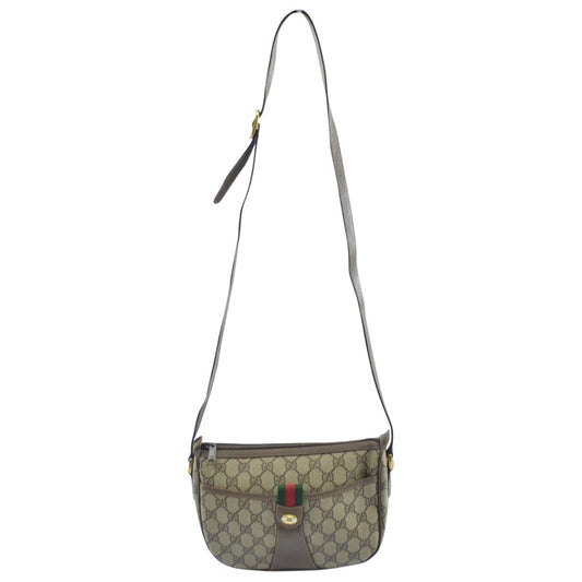 Gucci ophidia brown cloth handbag