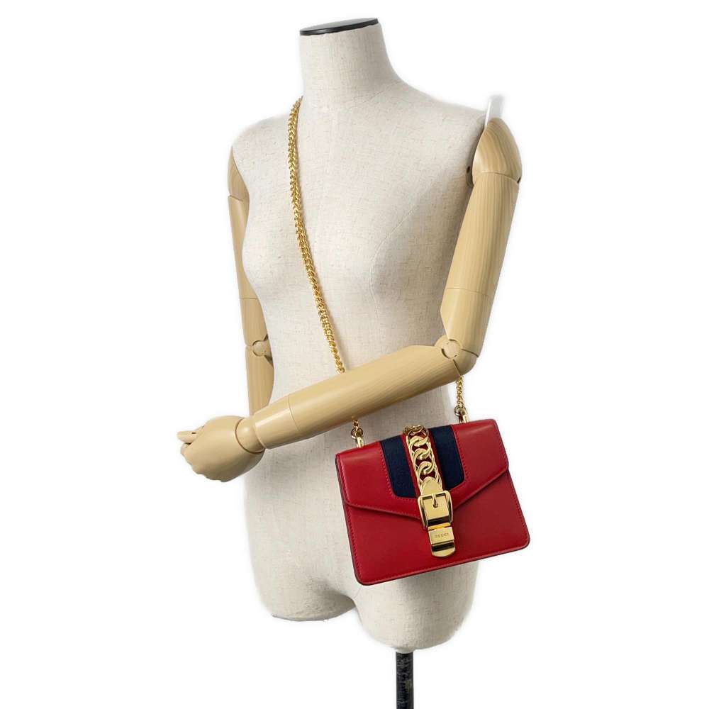 Gucci Leather Shoulder Bag