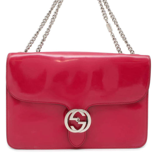 Gucci Chain Leather Shoulder Bag