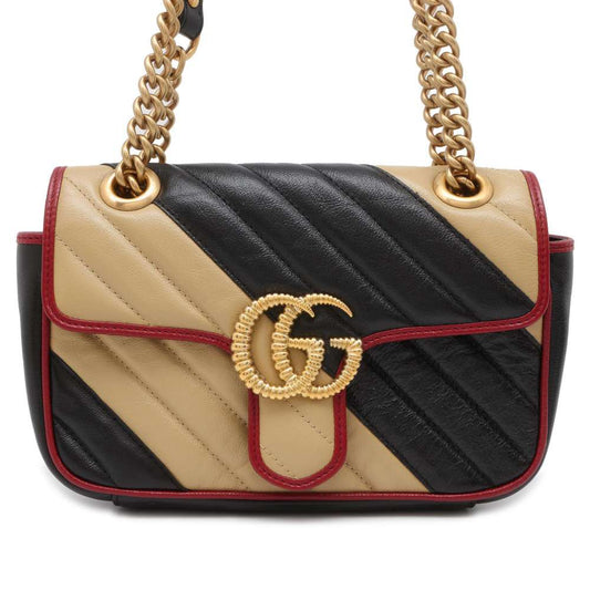 Gucci Chain Leather Shoulder Bag