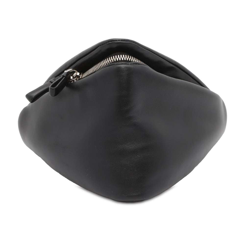 PRADA Triangle 2wayHandbag Black Leather Luxury Handbag