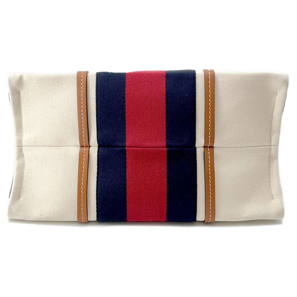 Gucci Leather Canvas Tote