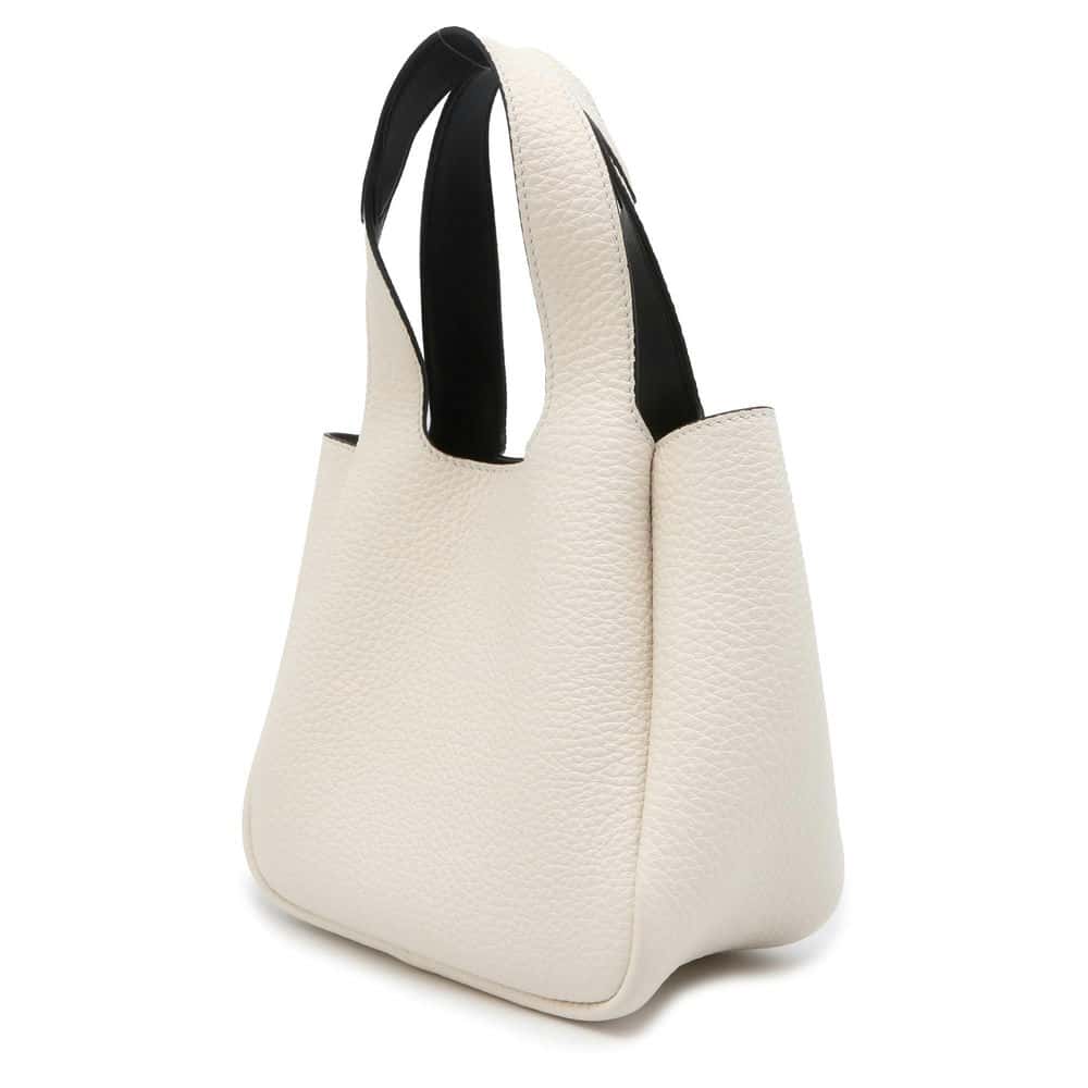 PRADA Handbag White Leather
