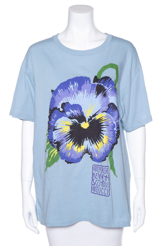 Gucci X George Kenneth Scott  Blue T-Shirt SZ L