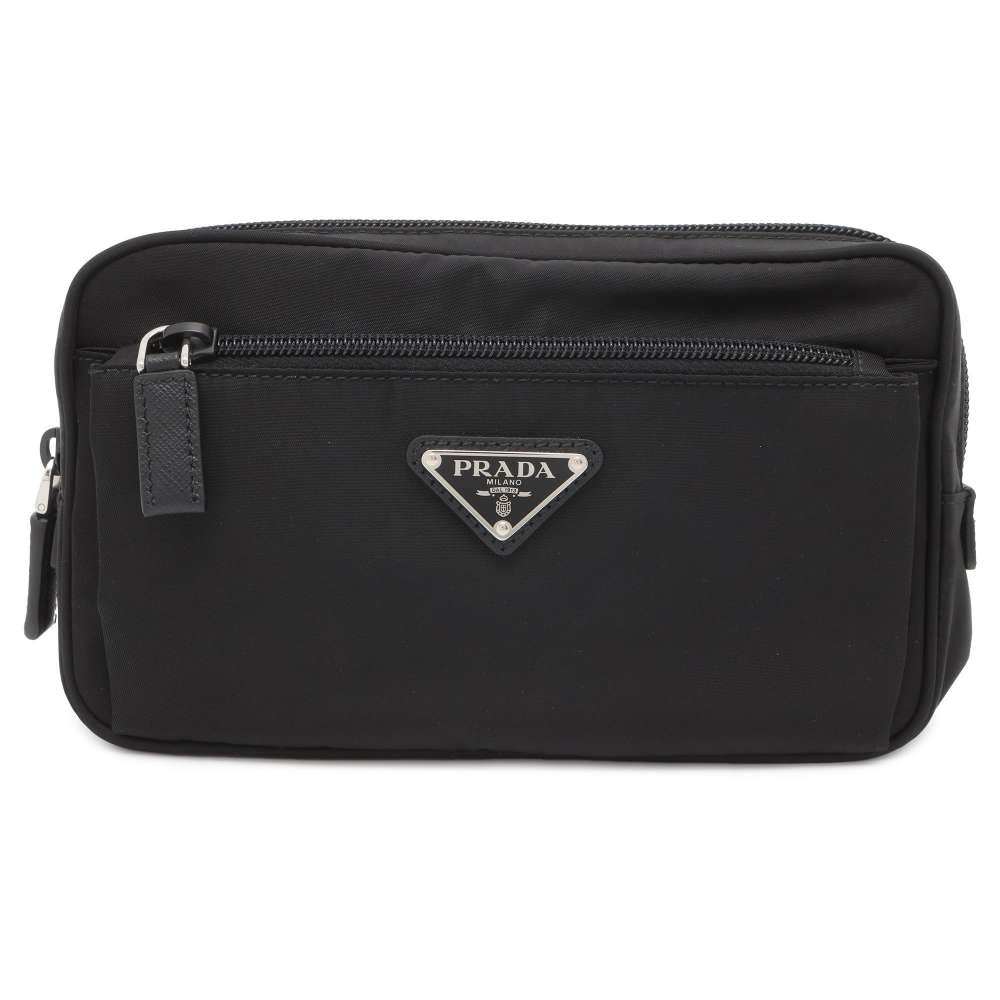 PRADA Waist Bag Black Nylon