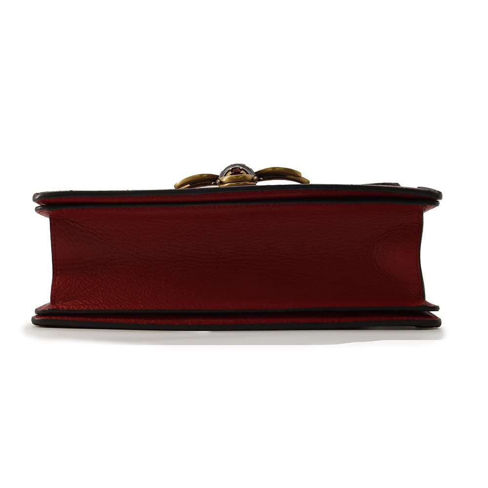Gucci Leather Canvas Shoulder Bag