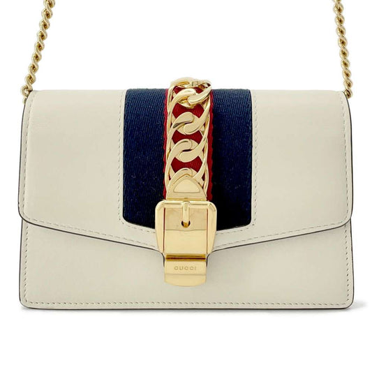 Gucci Chain Leather Shoulder Bag