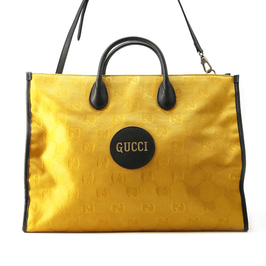 Gucci Nylon Leather Tote