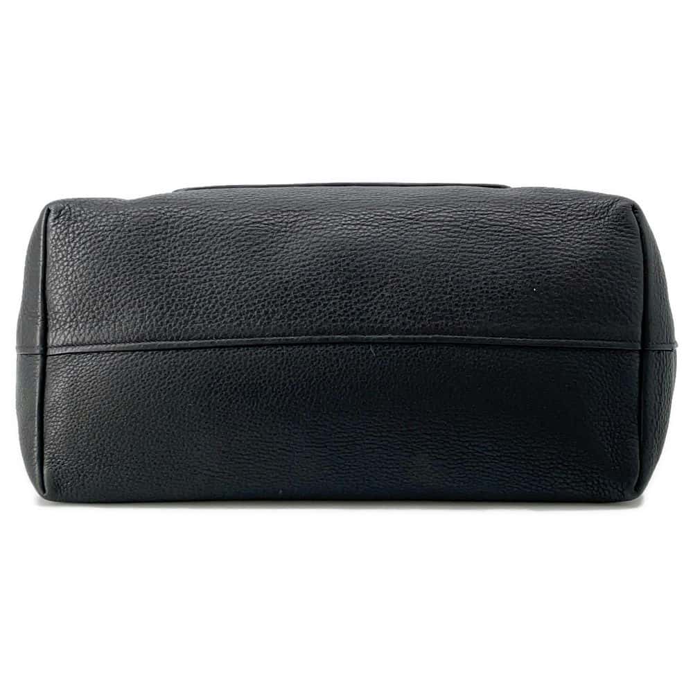 PRADA Tote Bag Black Leather