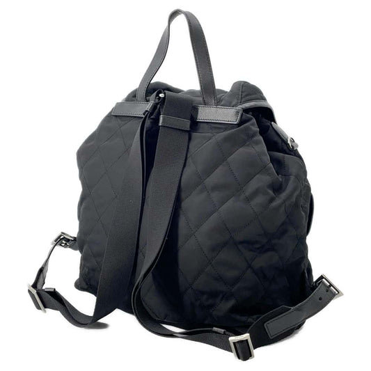 PRADA Quilted Backpack Black Nylon