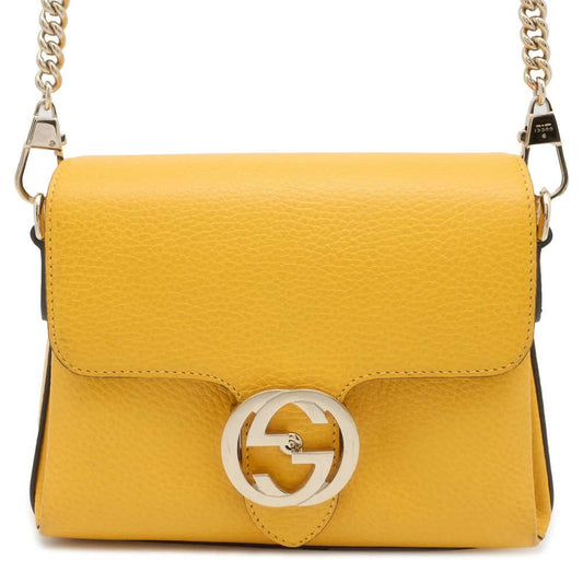 Gucci Chain Leather Shoulder Bag