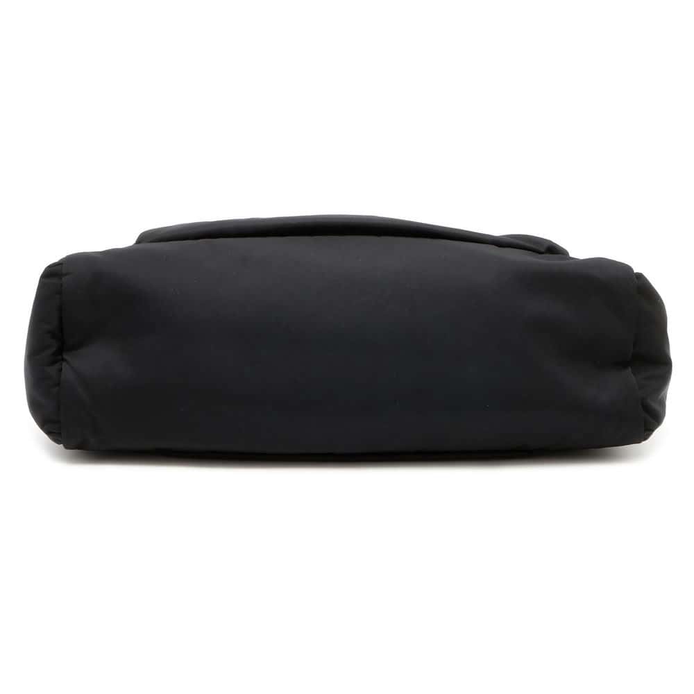 PRADA Tote Bag Black Nylon Leather