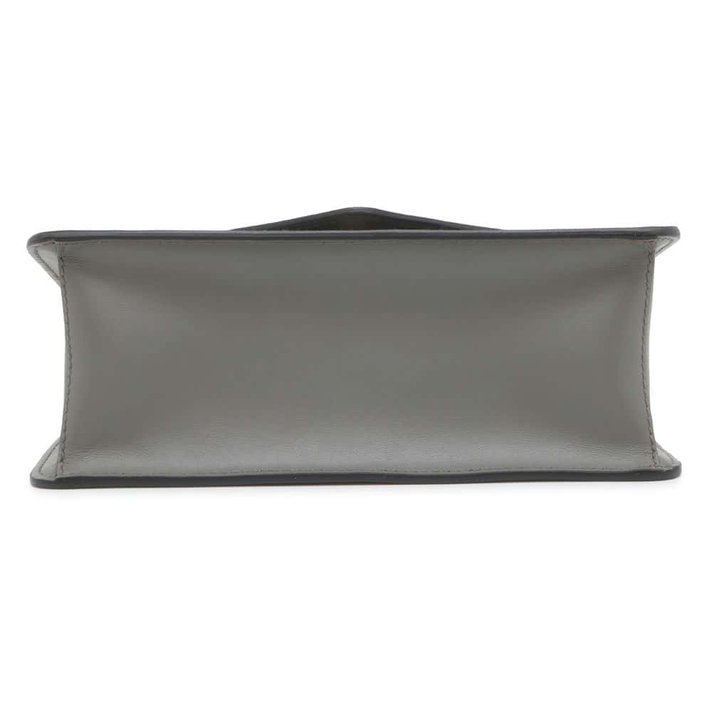 PRADA ChainShoulder Bag Gray Saffiano LeatherLeather