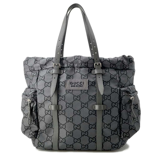 Gucci Nylon Leather Tote