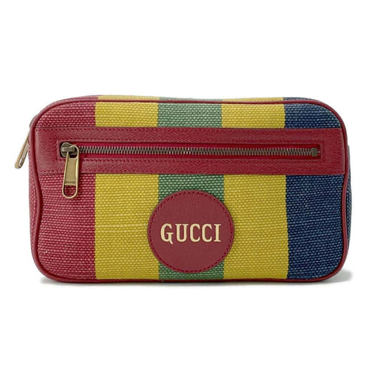 Gucci Leather Canvas Crossbody