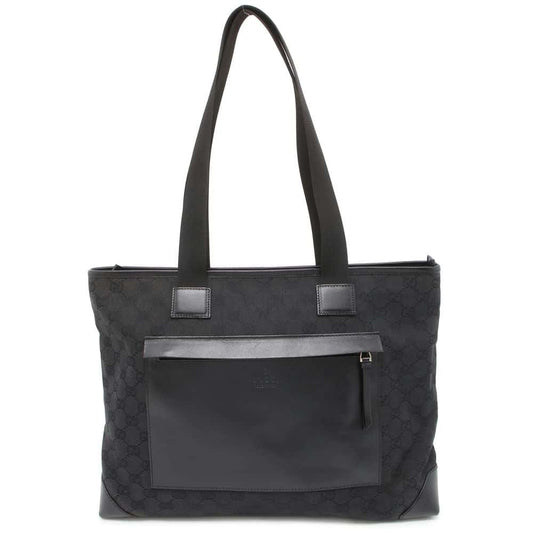 Gucci Leather Canvas Tote