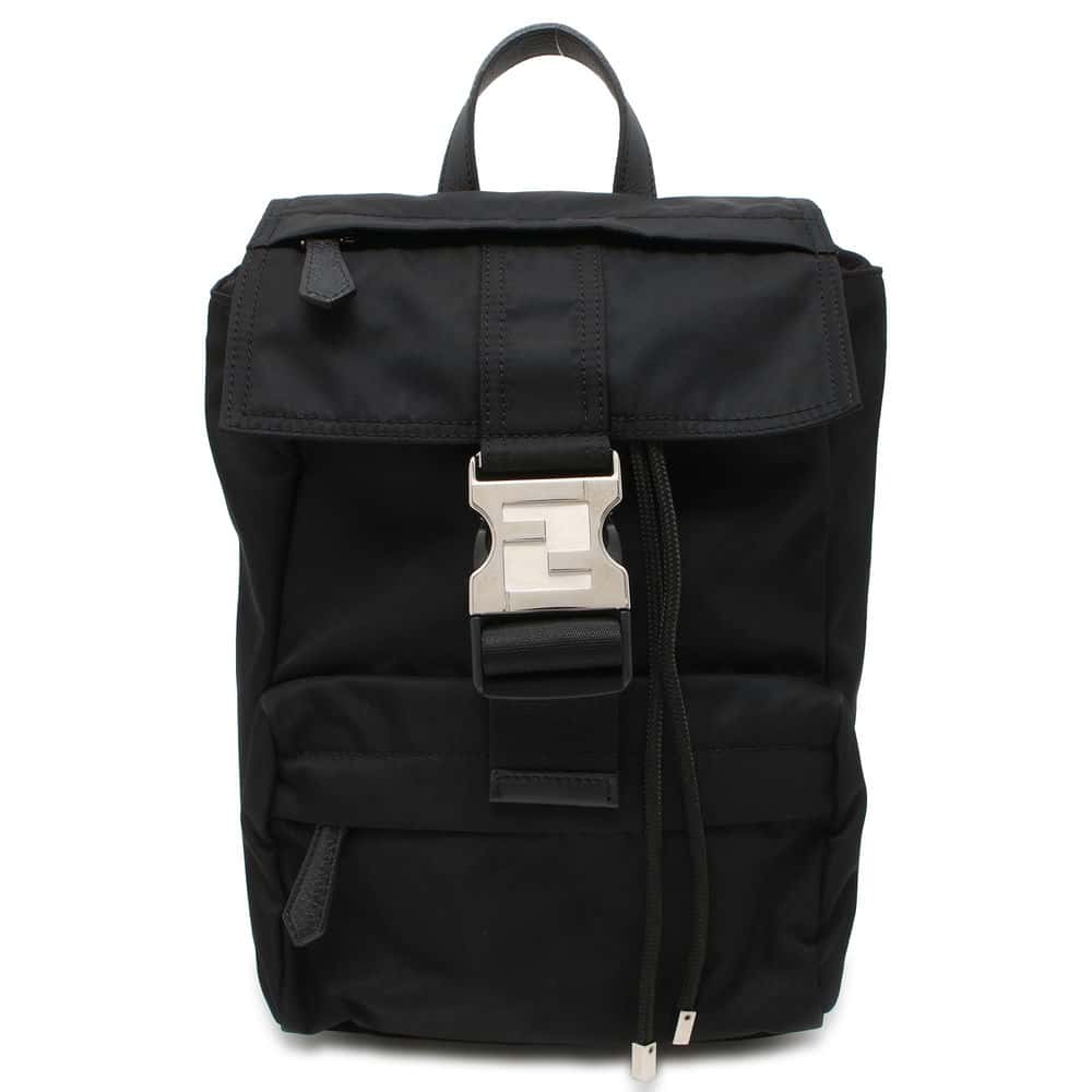 FENDI FENDI Ness Crossbody Bag Black 7VZ067 Nylon