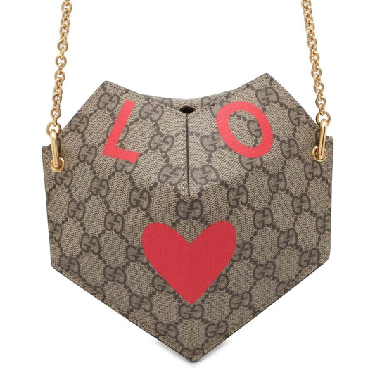Gucci Chain Canvas Shoulder Bag