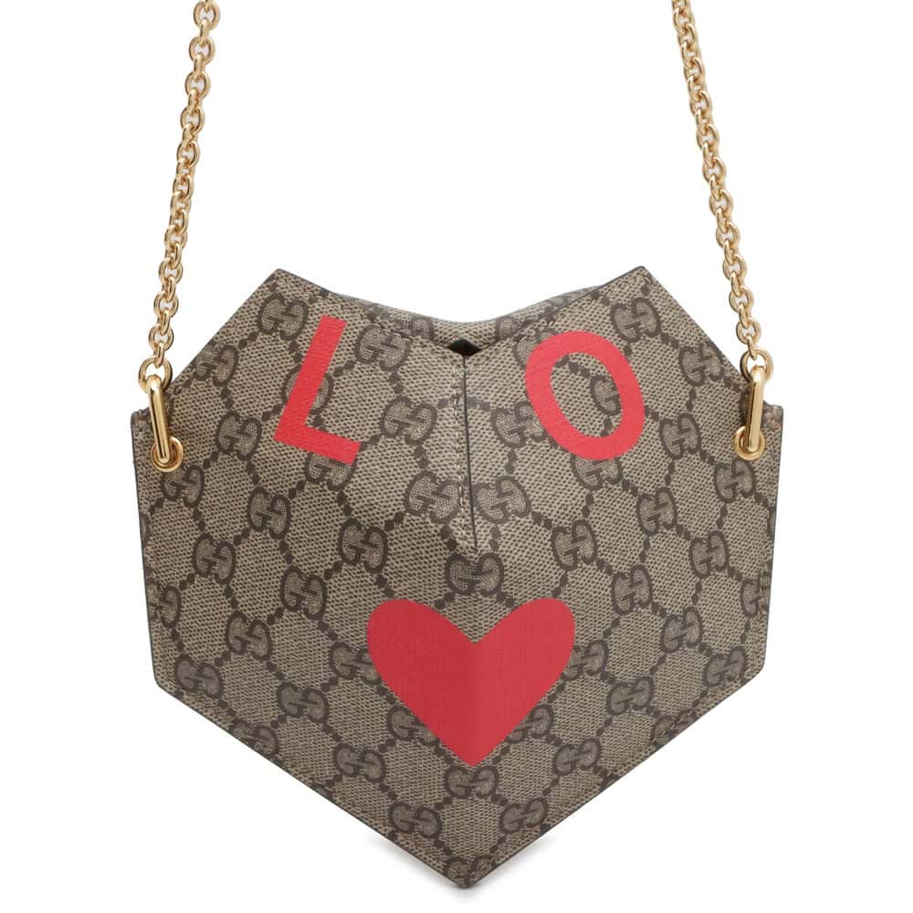 Gucci Chain Canvas Shoulder Bag