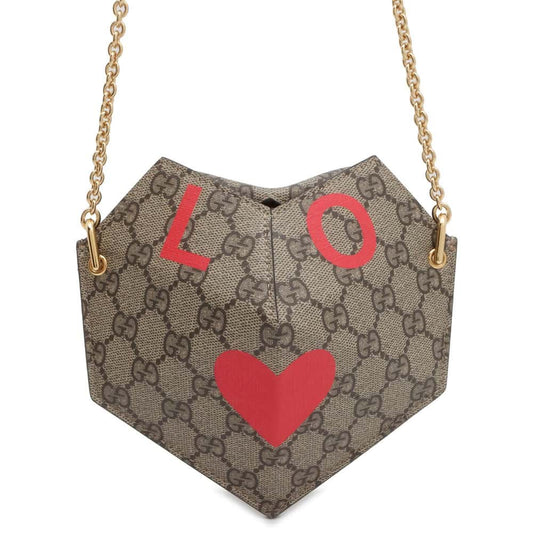 Gucci Chain Canvas Shoulder Bag