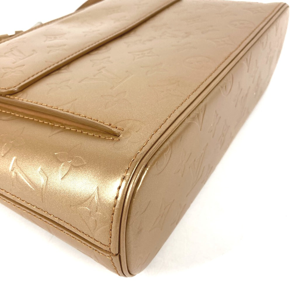 LOUIS VUITTON Shoulder Bag Monogram mat leather gold Monogram mat Alston Women