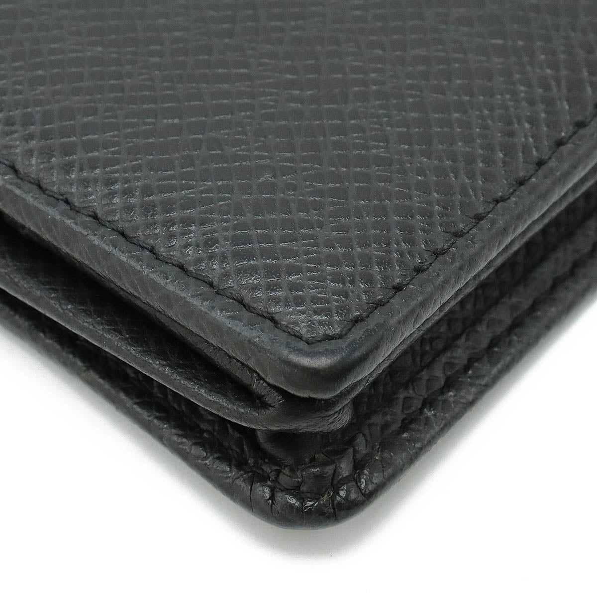 Louis vuitton Tyga Portmoney Bovatt Coincase Black Black M30382