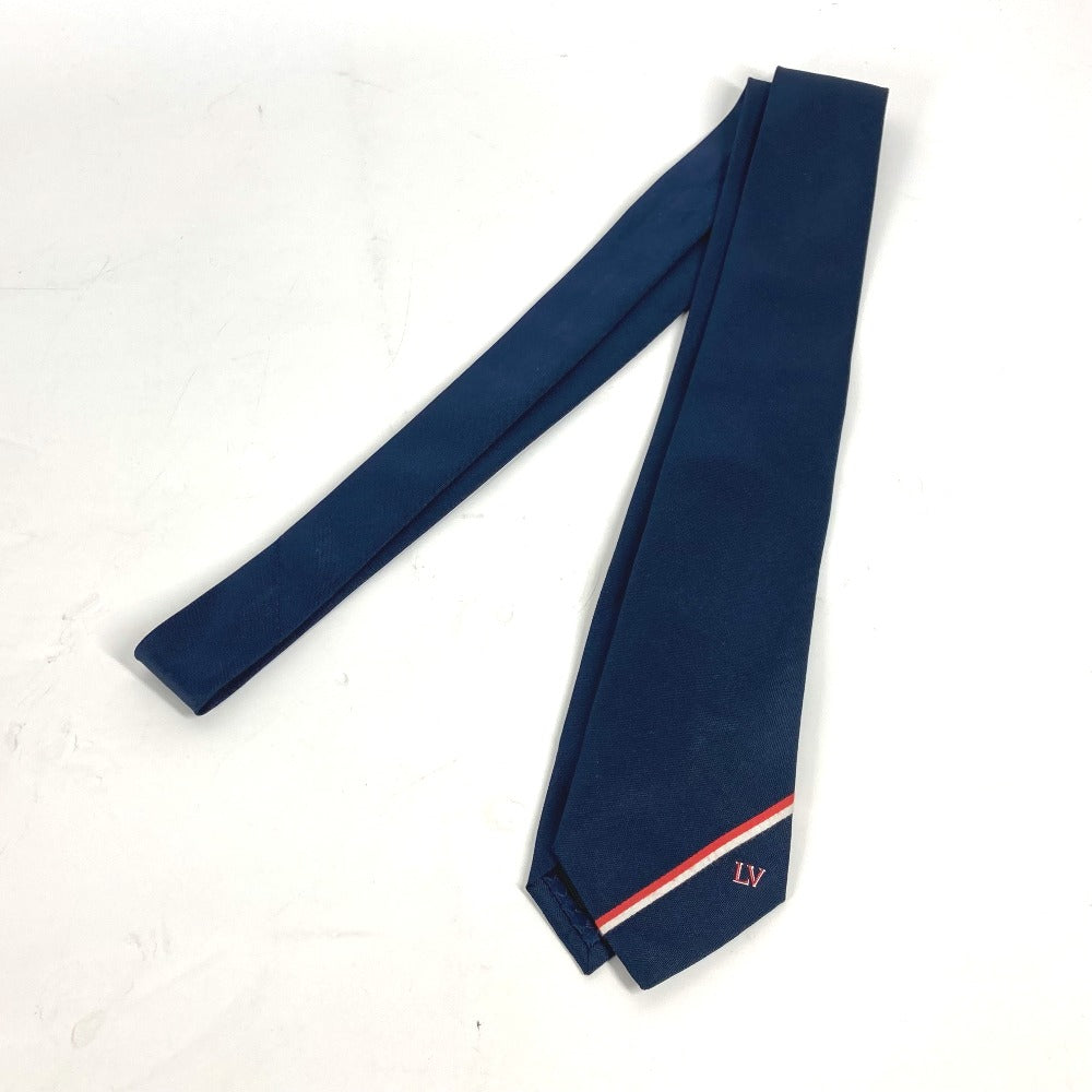  LOUIS VUITTON handkerchief Silk, Cotton Navy Accessories Pochette LV Ruban mens