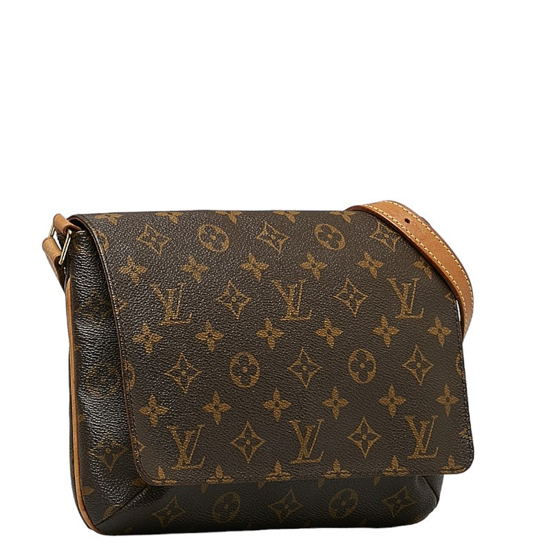 Louis Vuitton Monogram Muset Tango Short Shoulder Bag M51257 Brown PVC Leather Louis Vuitton