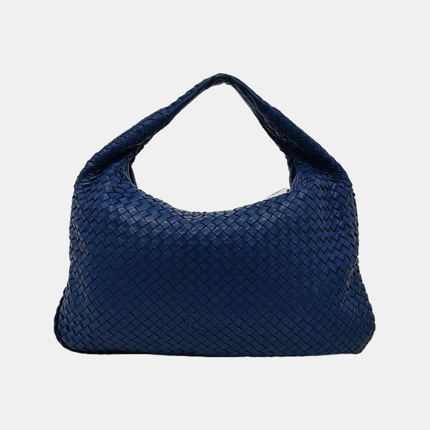 Bottega Veneta Veneta Hobo Large Navy Intrecciato Leather Bag 48cm