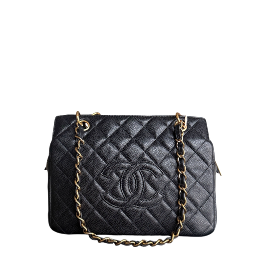 Chanel Petite Timeless Tote - Caviar Quilted Grained Calfskin Series 13