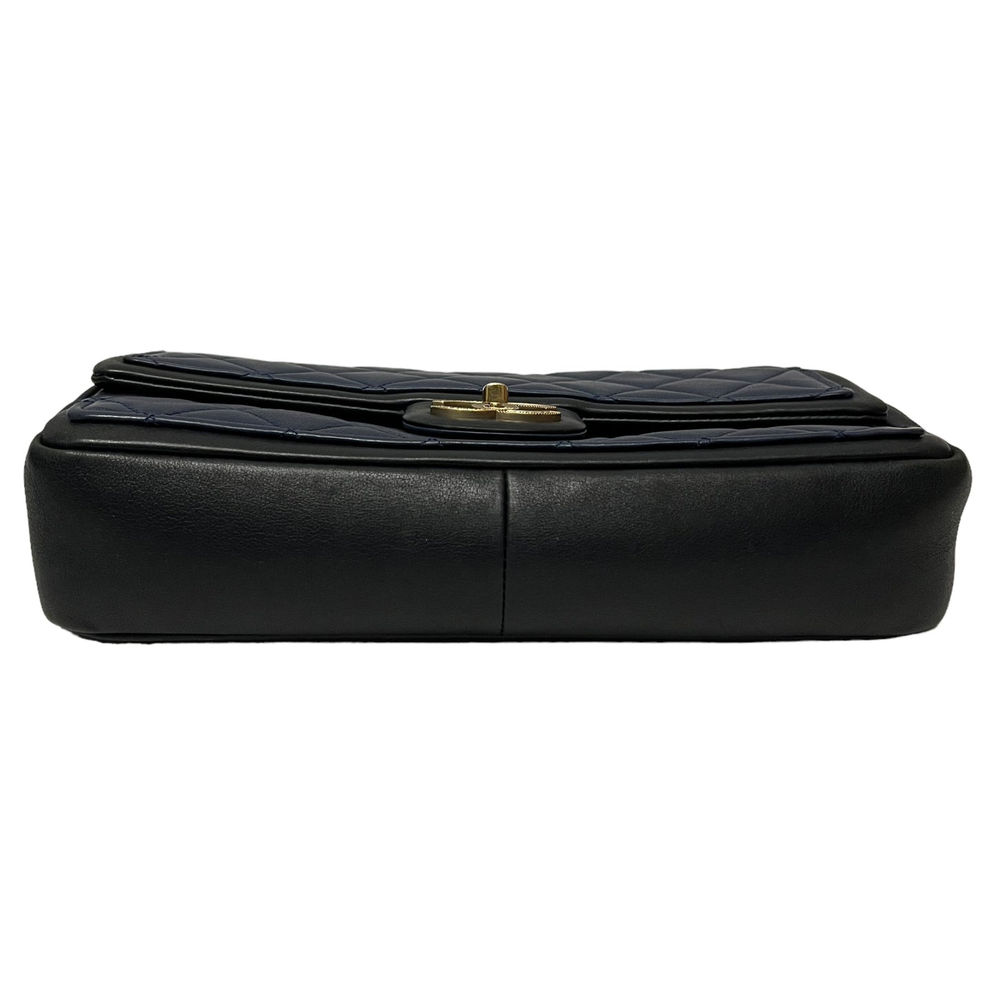 CHANEL Bag Leather NVY Flap Bag