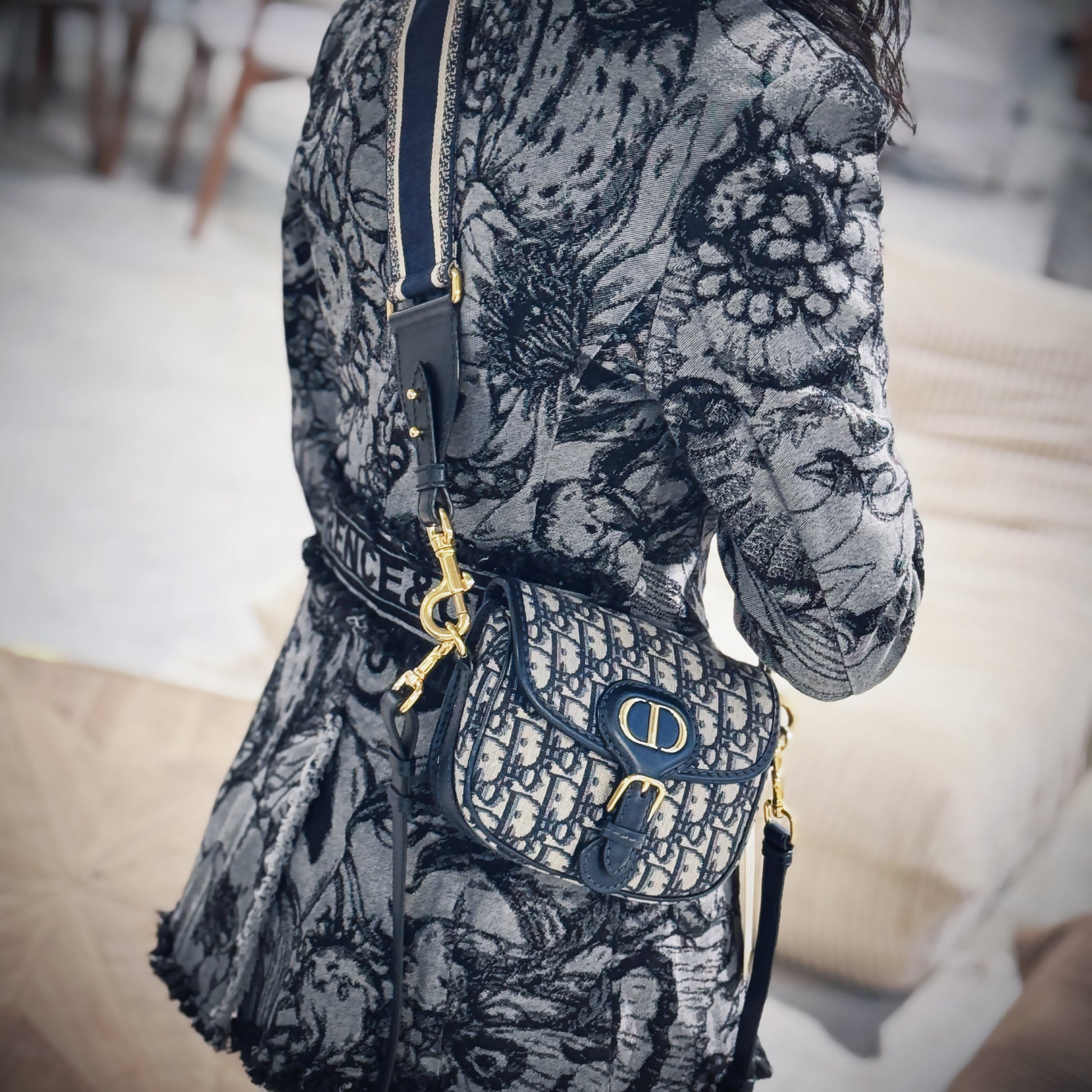 Christian Dior Oblique Jacquard Small Bobby Bag TWS