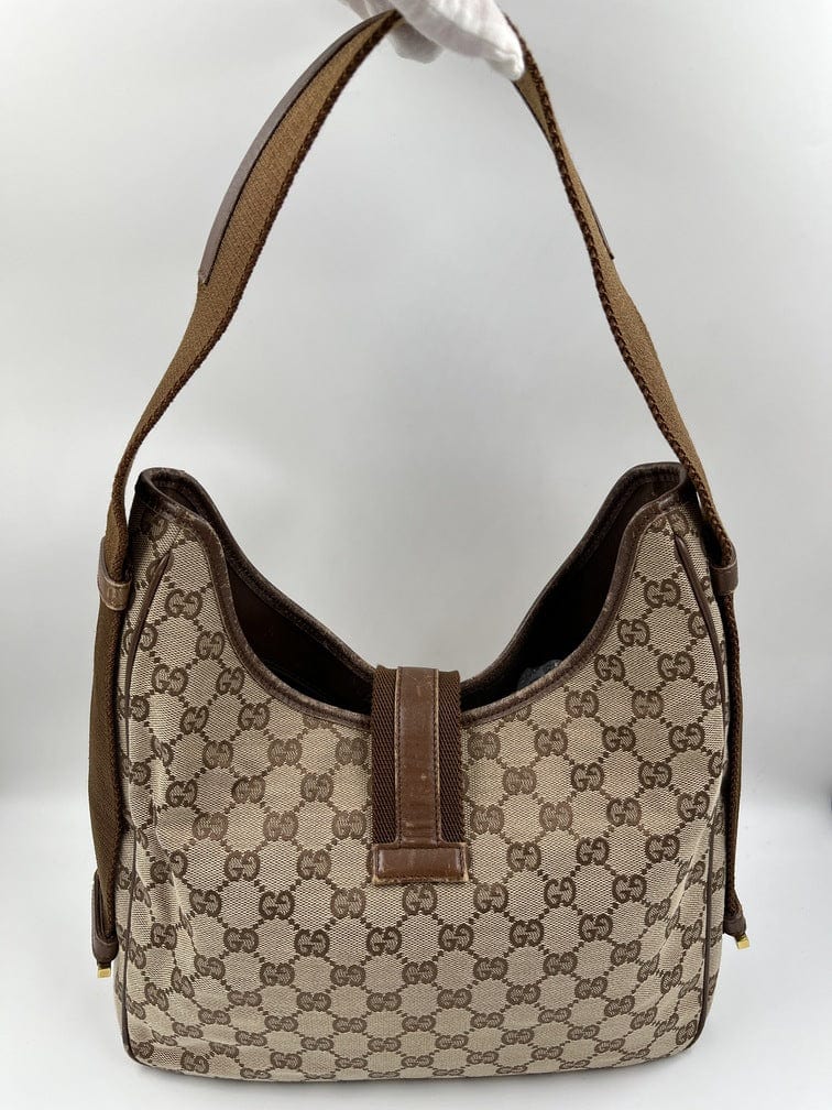 Gucci Leather Canvas Tote Style 28
