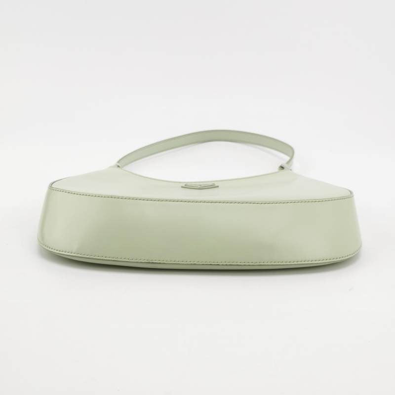 Prada Cleo Green Smooth Leather Shoulder Bag